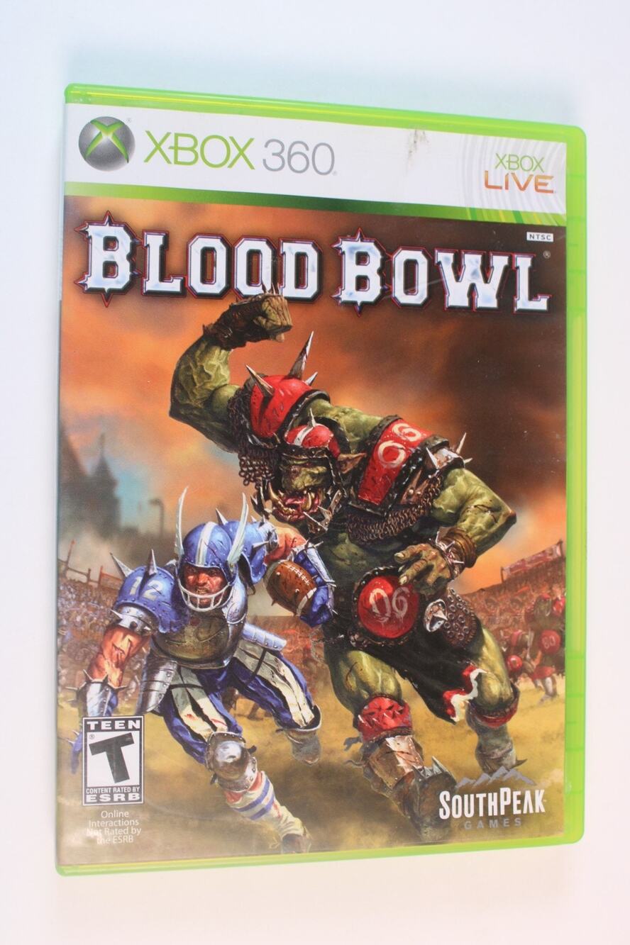 Blood Bowl (Microsoft Xbox 360, 2010) Authentic, Complete, Tested/Works Great
